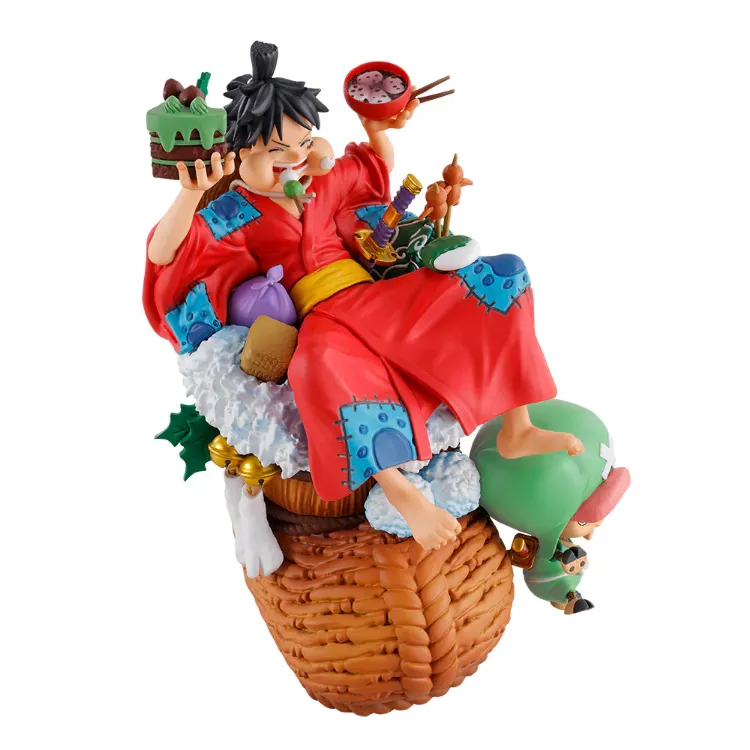 One Piece - Figurine Monkey D. Luffy & Tony Tony Chopper Eagle Color Ver. 0